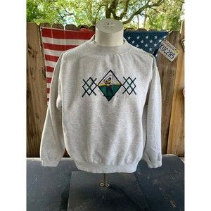 Vintage 90s Golf Embroidered Sweatshirt by Sport Architect Size L